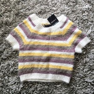 NWT forever 21 fuzzy knit top